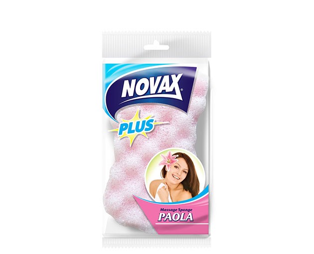 Novax bath massage sponge Paola 1 pcs